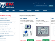 Strona (witryna) internetowa ZPA Nova Paka,  a.s.