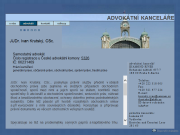 Strona (witryna) internetowa Krutsky Ivan, JUDr., CSc., advokat