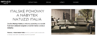 Strona (witryna) internetowa Natuzzi Italia   Luxusni designovy nabytek