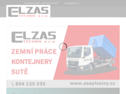 Strona (witryna) internetowa ELZAS technik s.r.o.