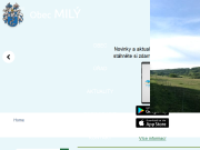 Strona (witryna) internetowa Obec Mily
