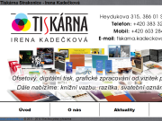 WEBOV&#193; STR&#193;NKA TISKÁRNA STRAKONICE - Kadečková Irena