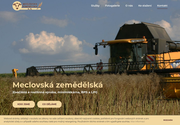 WEBOV&#193; STR&#193;NKA Meclovská zemědělská, a. s. rostlinná a živočišná výroba