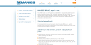 Strona (witryna) internetowa MANIBS BRNO, spol. s r.o.