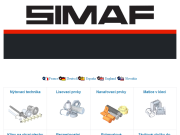 Strona (witryna) internetowa SIMAF CZ s.r.o.