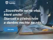 Strona (witryna) internetowa Danove poradenstvi Topinka Brno