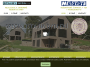 Strona (witryna) internetowa Stavby Nisa, s.r.o. Specialiste na bydleni Liberec a okoli