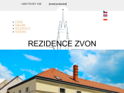Strona (witryna) internetowa Rezidence Zvon s.r.o.