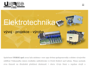 WEBOV&#193; STR&#193;NKA UNIREG spol. s r.o. Výroba elektrických zařízení