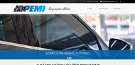 Strona (witryna) internetowa Autosklo PEMI, s.r.o.
