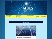 Strona (witryna) internetowa MIRA, elektromontazni spolecnost s r.o.