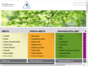 Strona (witryna) internetowa Mestsky urad Celakovice