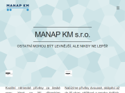 Strona (witryna) internetowa MANAP KM s.r.o.