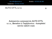 Strona (witryna) internetowa Auto Ottl, s.r.o.