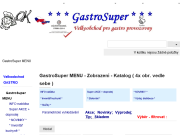 Strona (witryna) internetowa GastroSuper Chrom, s.r.o.