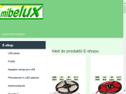 Strona (witryna) internetowa MIBELUX - LED pasky