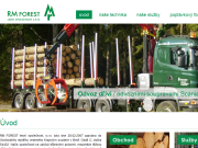Strona (witryna) internetowa RM FOREST lesni spolecnost s.r.o.