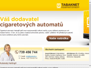 Strona (witryna) internetowa TABAKNET CZ s.r.o.