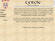 Strona (witryna) internetowa TERCIE - CV, spol. s r.o.