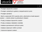 Strona (witryna) internetowa Urbania - jih, s.r.o.