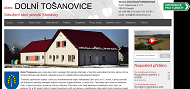 Strona (witryna) internetowa Obec Dolni Tosanovice