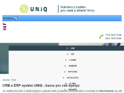 WEBOV&#193; STR&#193;NKA A.W.I.S. Správa, systémy s.r.o. CRM systém UniQ Praha