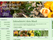 P&#193;GINA WEB Zahradnictvi Alois Musil