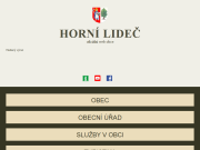 Strona (witryna) internetowa Obec Horni Lidec