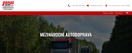 WEBSEITE JONAS SPEED s.r.o. mezinarodni kamionova doprava ADR