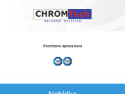 Strona (witryna) internetowa Obchodni druzstvo CHROMTech