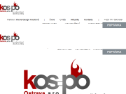 Strona (witryna) internetowa KOS-PO Ostrava, s.r.o.