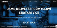 Strona (witryna) internetowa Trojek, a.s. Krnov
