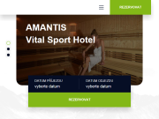 Strona (witryna) internetowa Amantis Vital Sport Hotel