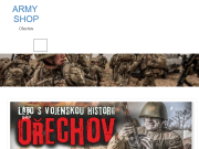 Strona (witryna) internetowa Armyshop Orechov