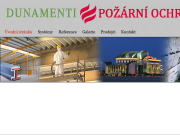 Strona (witryna) internetowa Dunamenti CZ s.r.o.