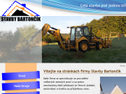 Strona (witryna) internetowa Stavby Bartoncik