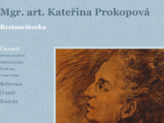 WEBOV&#193; STR&#193;NKA Kateřina Prokopová restaurátorka