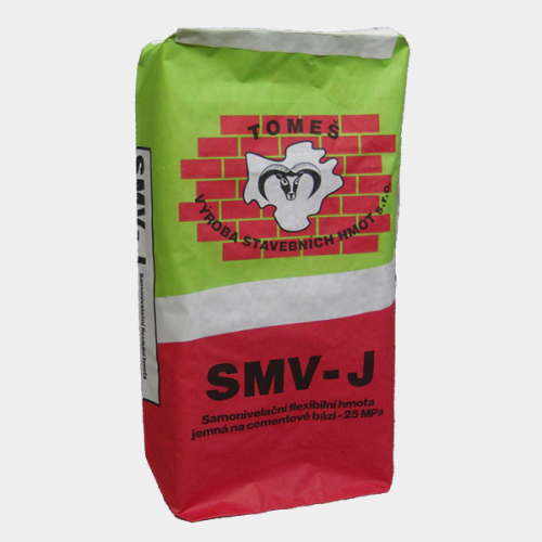 SMV  - J  - Samonivelační cementová stěrka k vyrovnání cementových potěrů, betonů, před pokládáním dlažby.