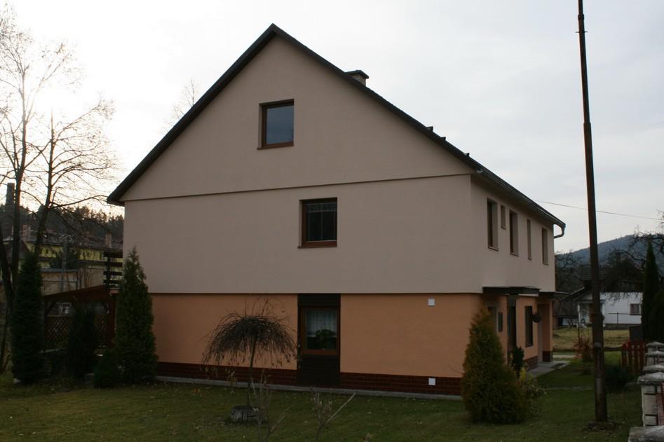 Zateplení fasády rodinného domu OKAL Jeseník, Brno