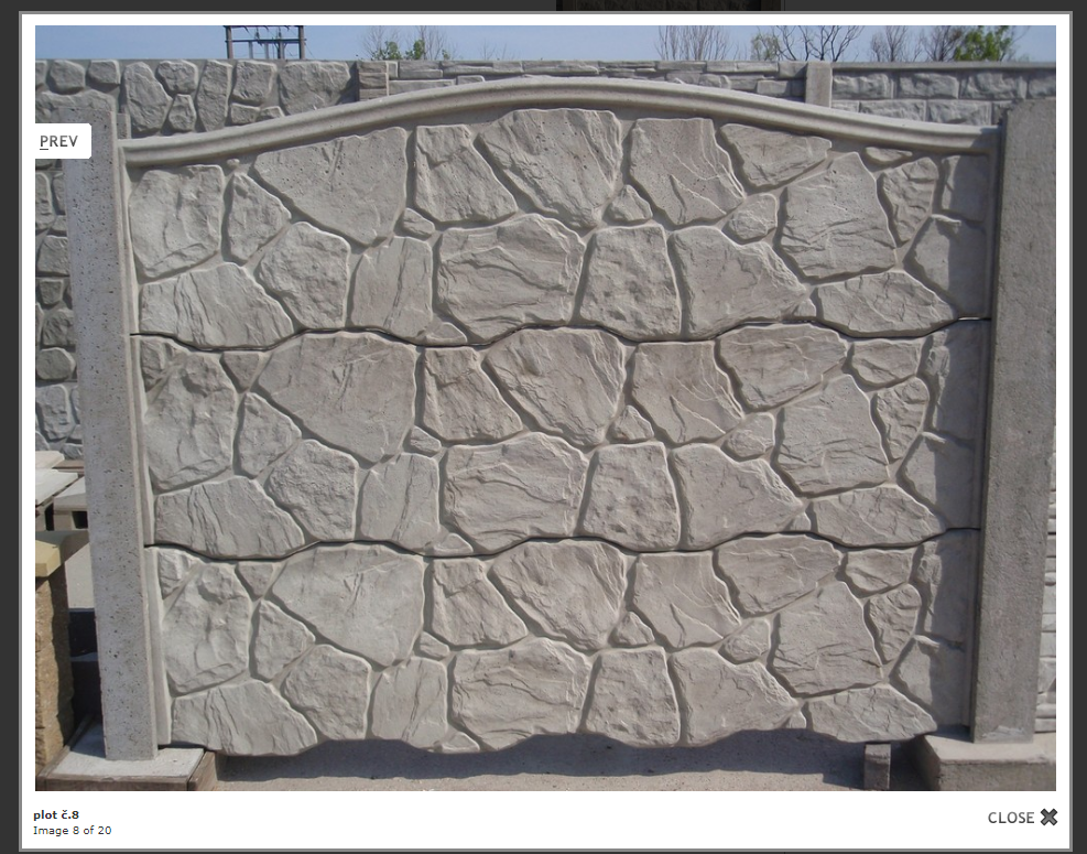 Kvalitní a bezpečný betonový plot pro Váš rodinný dům od českého výrobce