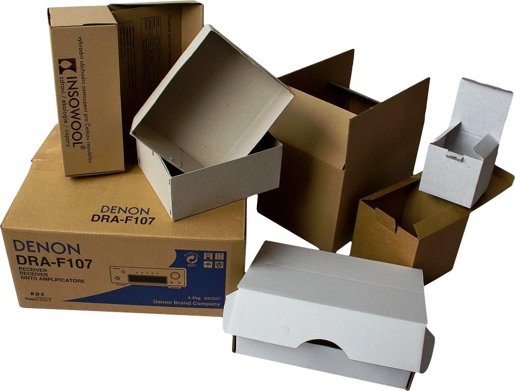 Lepenkové škatule (krabice) s chlopňami na mieru - prepravné obaly pre bezpečnú prepravu tovaru, Česká republika