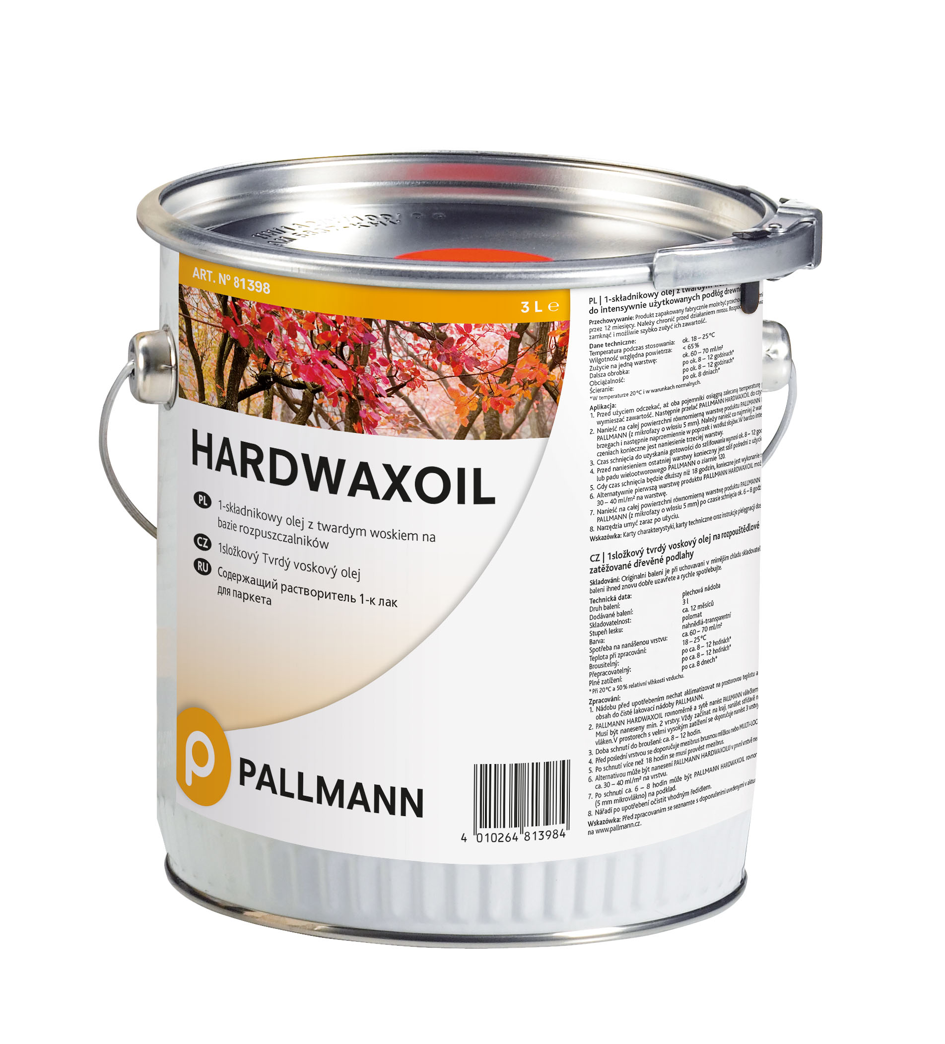 Tvrdý voskový olej PALLMANN HARDWAXOIL - akce