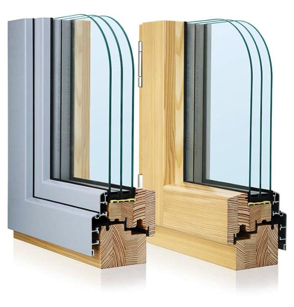 Dřevěná, dřevohliníková okna a dveře v zimní akci za nízké ceny