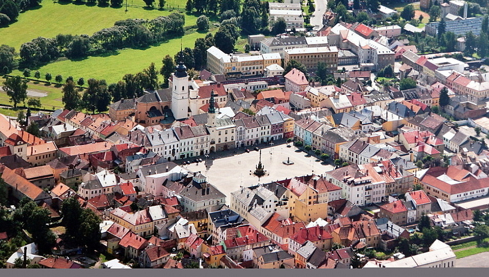 Město Moravská Třebová, centrum Moravskotřebovska a Jevíčska, regionu s malebnou krajinou