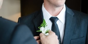 Pánské fit slim obleky pro ženicha, na svatbu - půjčovna