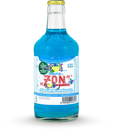 Tradiční ovocné nealkoholické nápoje ZON - vratná lahev, ekologický obal