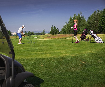 Golfový resort Golf Sokolov, a.s., 18-ti jamkové hřiště, club, turnaje