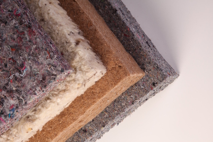 Insulation of walls and ceilings from the natural material hemp fibers the Czech Republic