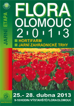 Jarní zahradnické trhy, výstava a veletrh Flora Olomouc