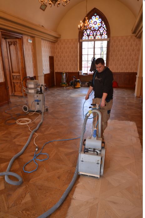 Renovace dřevěných a parketových podlah